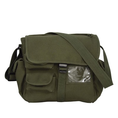 Urban Explorer Olive Drab Canvas Shoulder Bag