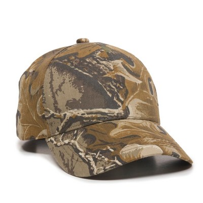 Camo Cap w/Solid Back