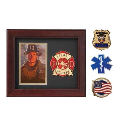 Fire Fighter Medallion Picture Frame (8"x10")