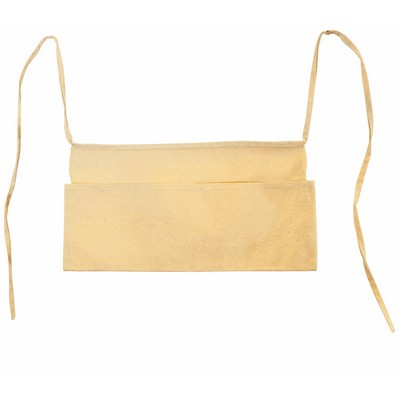 Natural Cotton Canvas Contractor Waist Apron - blank (17"x9")