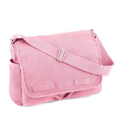 Pink Vintage Classic Messenger Bag