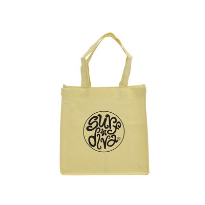 Non-Woven PP Ivory Shopper (10"x5"x10")