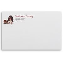 Standard Gum Flap Mailing Envelopes w/Black, Red, or Dark Blue Ink (6"x9")