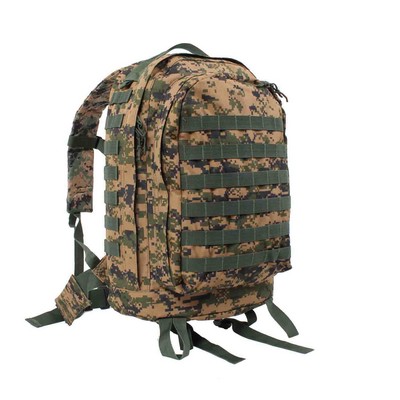 Woodland Digital Camo M.O.L.L.E. II 3 Day Assault Pack