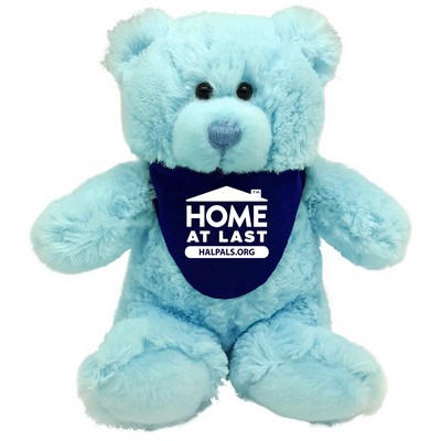 Colorful Cuties 8" Sitting Bear - Light Blue