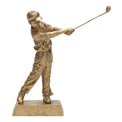 Golf, Male Figure - Large Signature Figurines - 10-1/2" Tall