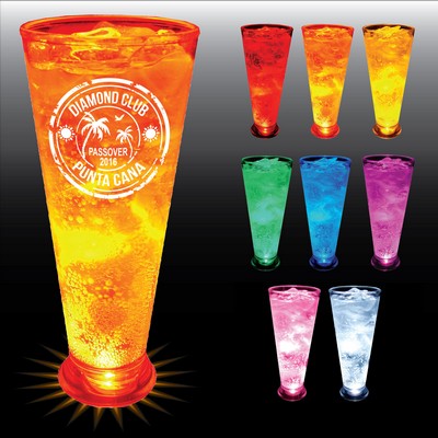 12 Oz. Plastic Light-Up Pilsner Glass