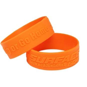 Custom 1" Embossed Silicone Wristband