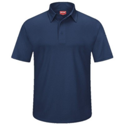 Red Kap™ Short Sleeve Performance Knit® Flex Series-Pro Polo Shirt - Navy Blue