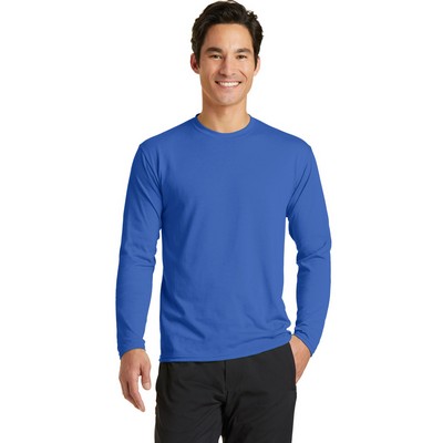 Port & Company® Men's Performance Blend Long Sleeve Tee