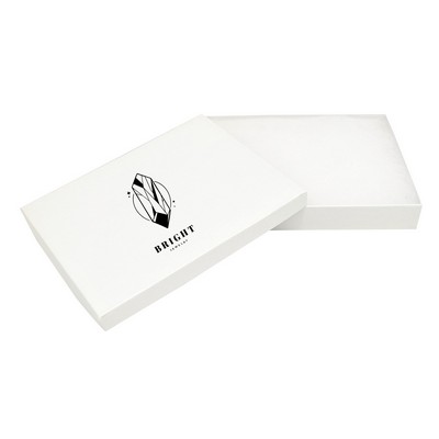 White Krome Jewelry Box (7"x5.5"x1.25")