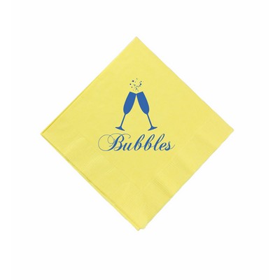 Citron Mimosa Yellow 3 Ply Beverage Napkins