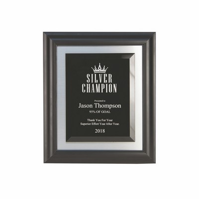 Framed Crystal Honor Plaque (13"x15")