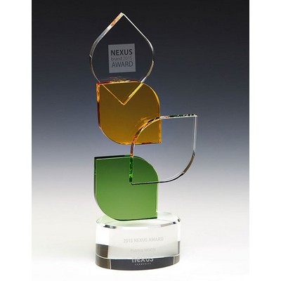 Diversity Crystal Award 10 5/8"H