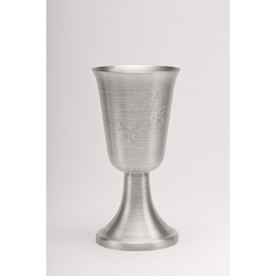 Wine/Water Goblet - Stainless Steel Look 8 Oz.