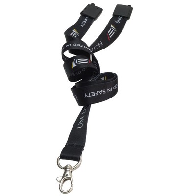 7 Day Rush Dye-Sublimation Lanyards 5/8"