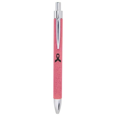 Pink Leatherette Pen