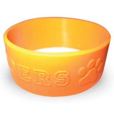 1 Inch Segmented Embossed Silicone Wristbands