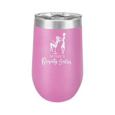 16 Oz. Light Purple Polar Camel Stemless Tumbler