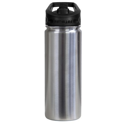 18oz Stainless Steel Bottle with Straw Lid