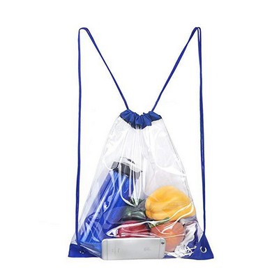 Clear Drawstring Backpack