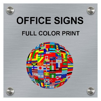 Full Color Aluminum Signage 2