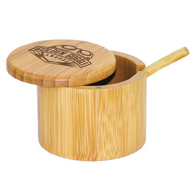 Little Dipper Bamboo Salt Box w/Spoon