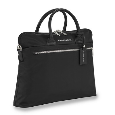 Briggs & Riley™ Rhapsody Slim Business Briefcase (Black)