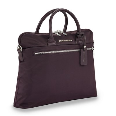 Briggs & Riley™ Rhapsody Slim Business Briefcase (Plum)