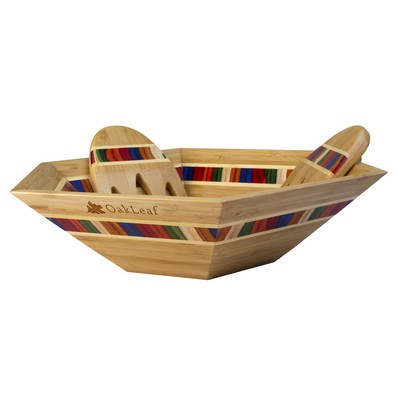 Baltique® Marrakesh Salad Bowl & Salad Hands Set