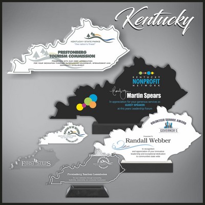 8" Kentucky Black Budget Acrylic Award