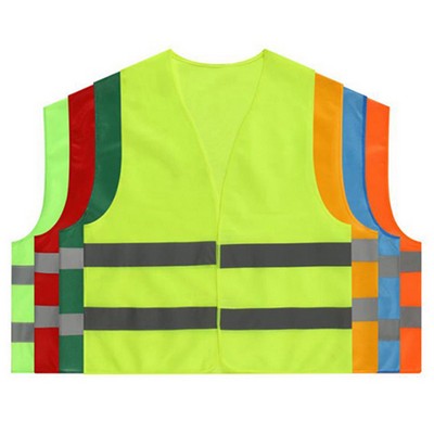 Adjustable Breathable Reflective Safety Vest