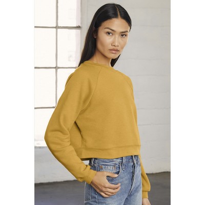 Bella + Canvas Women's Poly-Cotton Fleece Raglan Pullover