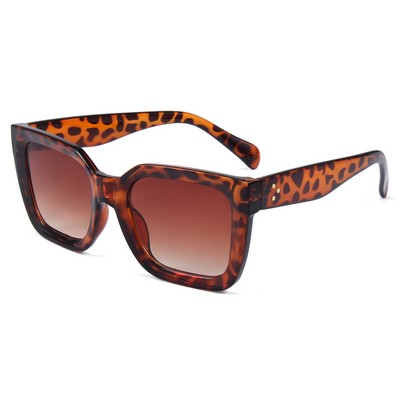 Sunglasses - Gradient Brown Lenses - Tortoise Frames