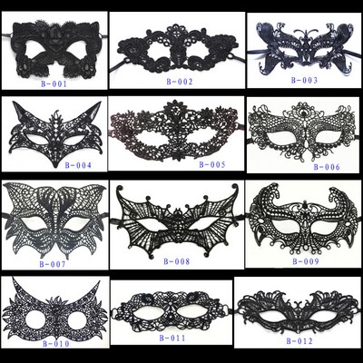 Black Lace Mask Party Ball Masquerade Fancy Dress Masks