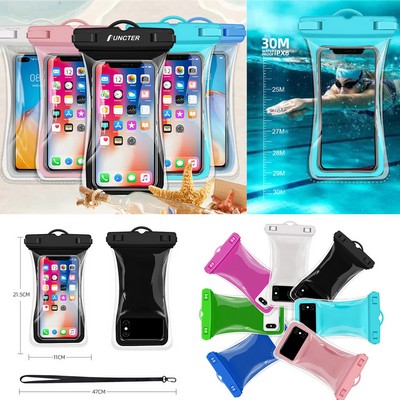 7'' Floating Waterproof Bag For Mobile Phone