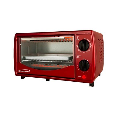 9 Liter Red Toaster Oven