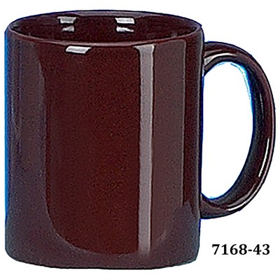 11 Oz. Bama Burgundy Red C Handle Mug