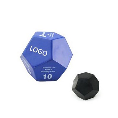 12 Sided Foam Dice