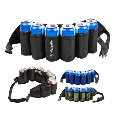 Adjustable 6 Pack Beer Belt Holder