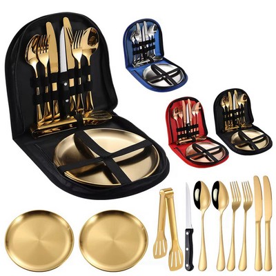 Camping Picnic Utensil 10 Pcs Sets