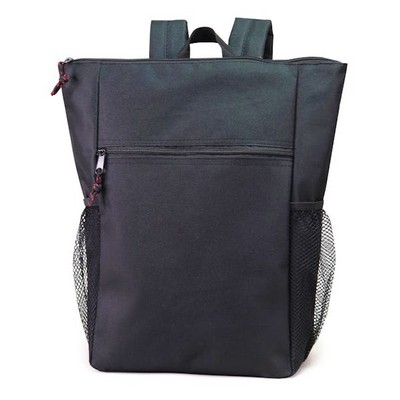 16 Computer Backpacks - Black, Poly (Case of 24)