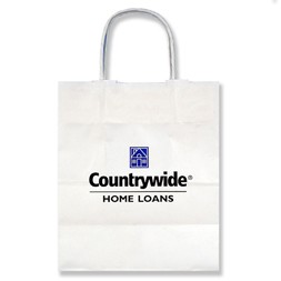 White Kraft Paper Queen Shopping Bag (16"x6"x19")