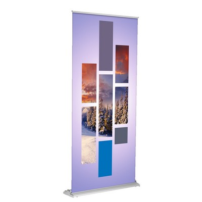 Premium Retractable Banner Stand - 36" x 80" - 24 Hr Service