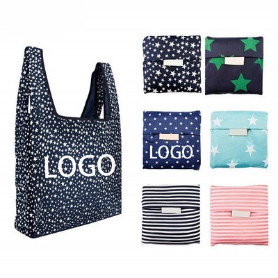 Reusable Waterproof Foldable Oxford Shopping Bag