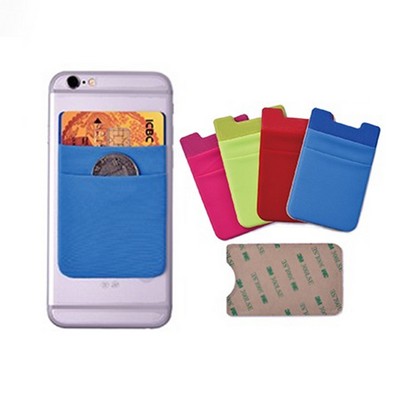 Dual Pocket Lycra Phone Wallet