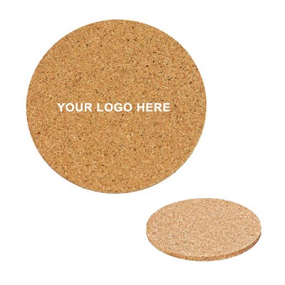 3.5" Round Absorbent Cork Coasters