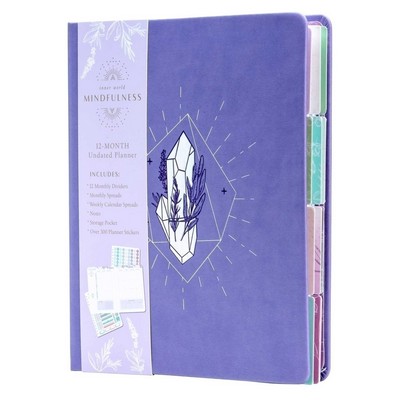 Mindfulness 12-Month Undated Planner