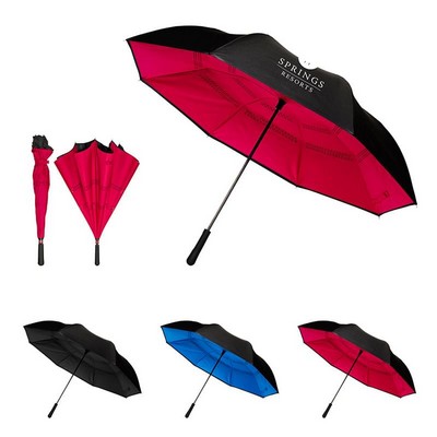 54" Pongee Inversion Umbrella