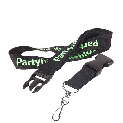 ¾" Polyester Lanyards w/Buckle release